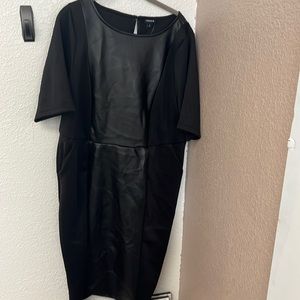 Brand new with tags, Torrid knee length black dress 2 never worn, only tried on.